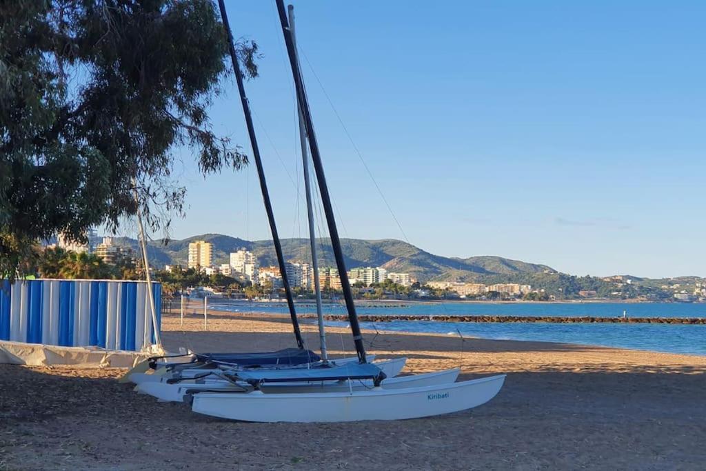 베니카씸 Incredible Seafront With Sunrise And Sunset Views 아파트 외부 사진